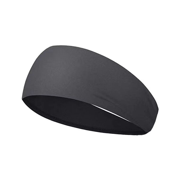 New Running Fitness Headbands For Men And Women Sports Yoga Sweat Absorbing And Anti Sweating Belts Elastic Cotton Headbands Solid Color Headbands