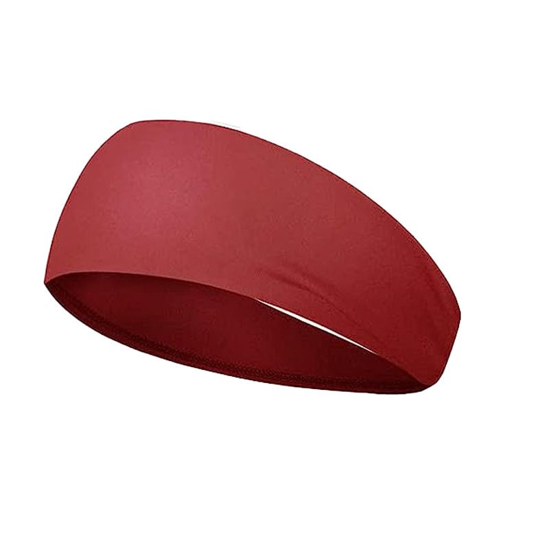 New Running Fitness Headbands For Men And Women Sports Yoga Sweat Absorbing And Anti Sweating Belts Elastic Cotton Headbands Solid Color Headbands