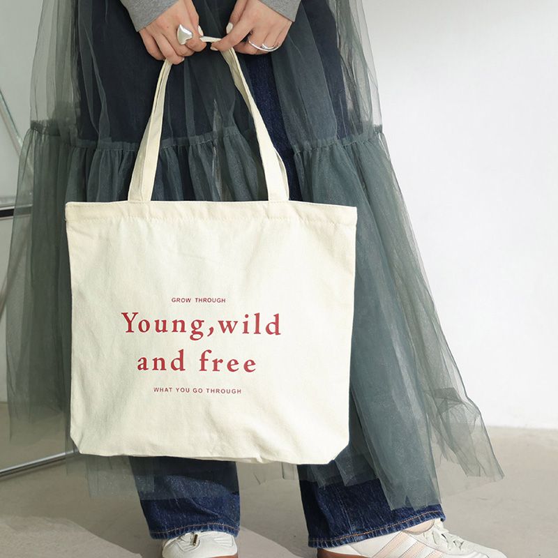 New Style Ins Messenger Bag With Monogram Canvas Bag Simple And Practical Cloth Bag Affordable Canvas Bag For Women Messenger Fashion Handbag