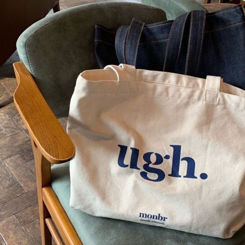 New Style Ins Messenger Bag With Monogram Canvas Bag Simple And Practical Cloth Bag Affordable Canvas Bag For Women Messenger Fashion Handbag