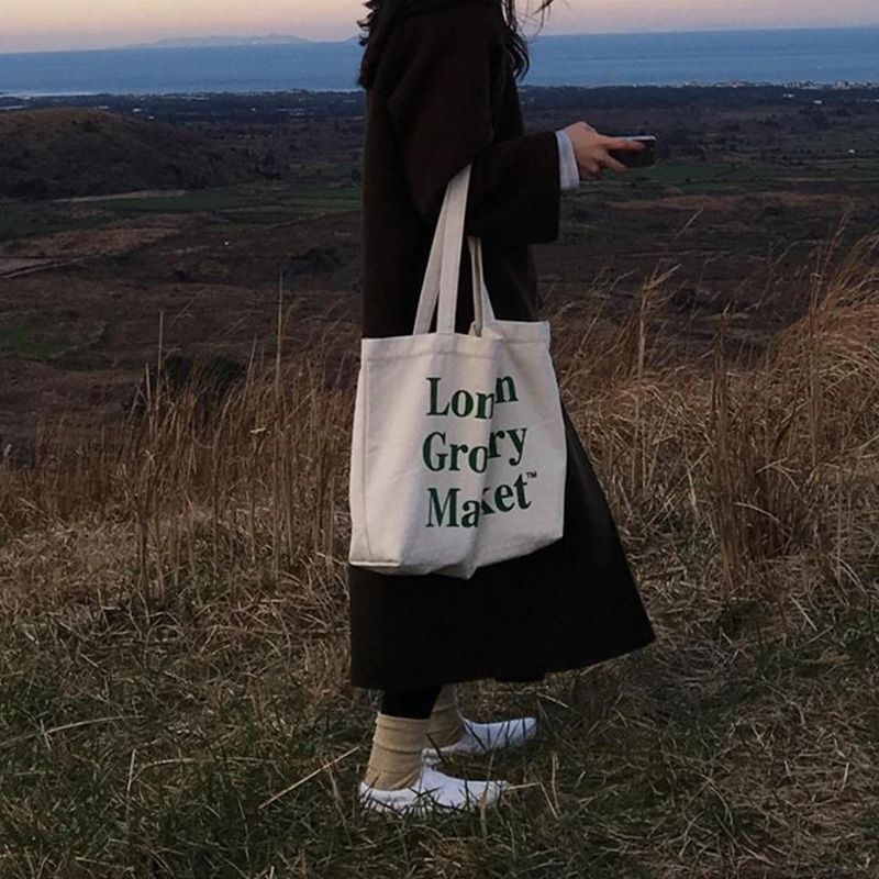 New Style Ins Messenger Bag With Monogram Canvas Bag Simple And Practical Cloth Bag Affordable Canvas Bag For Women Messenger Fashion Handbag