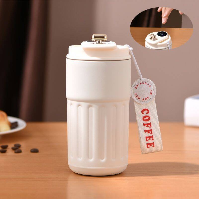 New Hot-Selling 316 Stainless Steel Vacuum Cup Quality Coffee Cup Intelligent Temperature Measurement High-Value Appearance Suitable For Both Men And Women Water Cup Gift For Anybody