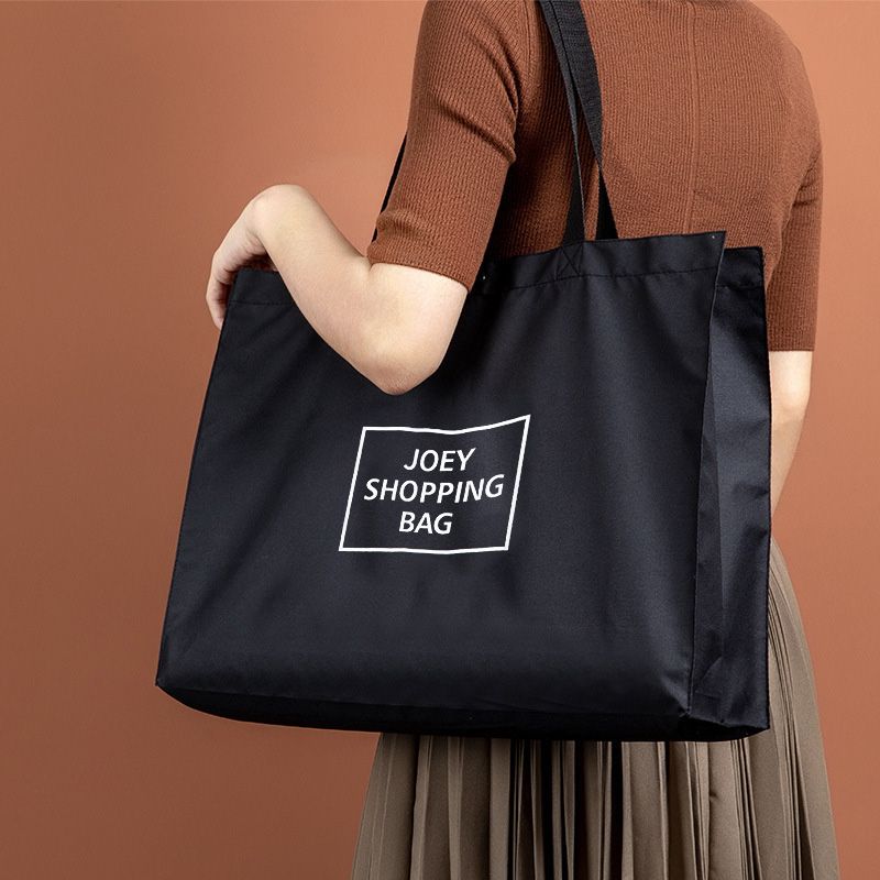 Shopping Bag Supermarket Fashion Environmental Protection Large Capacity Travel Portable Foldable Stackable Thick Large Capacity Bag Oxford Cloth Handbag