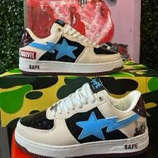 Bape Star Classic Mens and  Womens Shoes, Bapesta Unisex  Comfortable Lace Up Sneakers Fashionable Unisex  Shoes Low Cut Sneakers Girls and Boys Sports Shoes




Sizes (37-42)