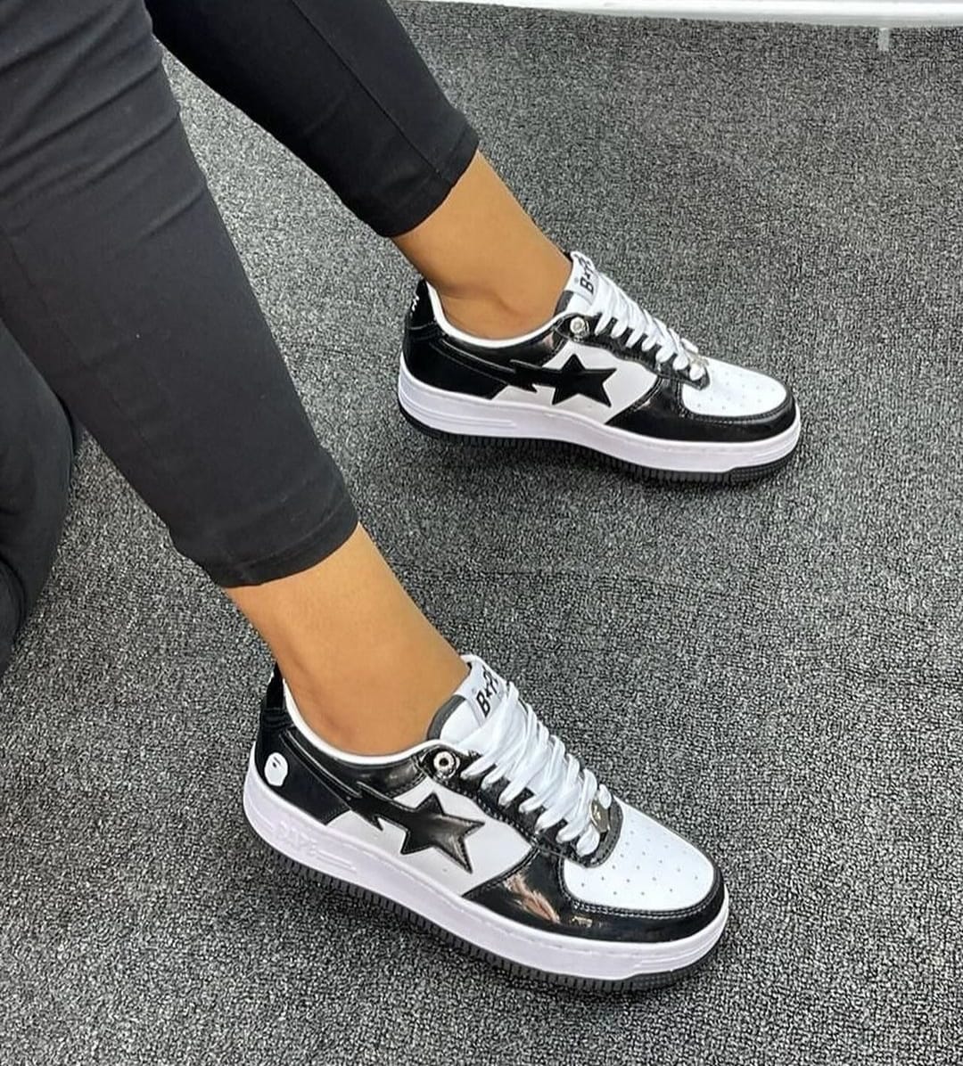 Bape Star Classic Mens and  Womens Shoes, Bapesta Unisex  Comfortable Lace Up Sneakers Fashionable Unisex  Shoes Low Cut Sneakers Girls and Boys Sports Shoes




Sizes (37-42)