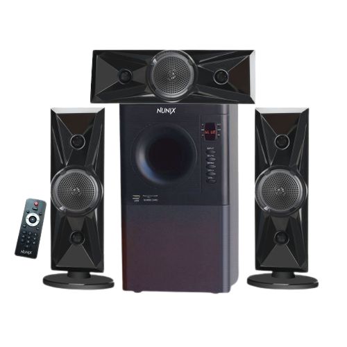 Nunix 3.1 Channel Multimedia Subwoofer Speaker System Mini Home Theater NU-A60 4500W PMPO Bluetooth Woofer