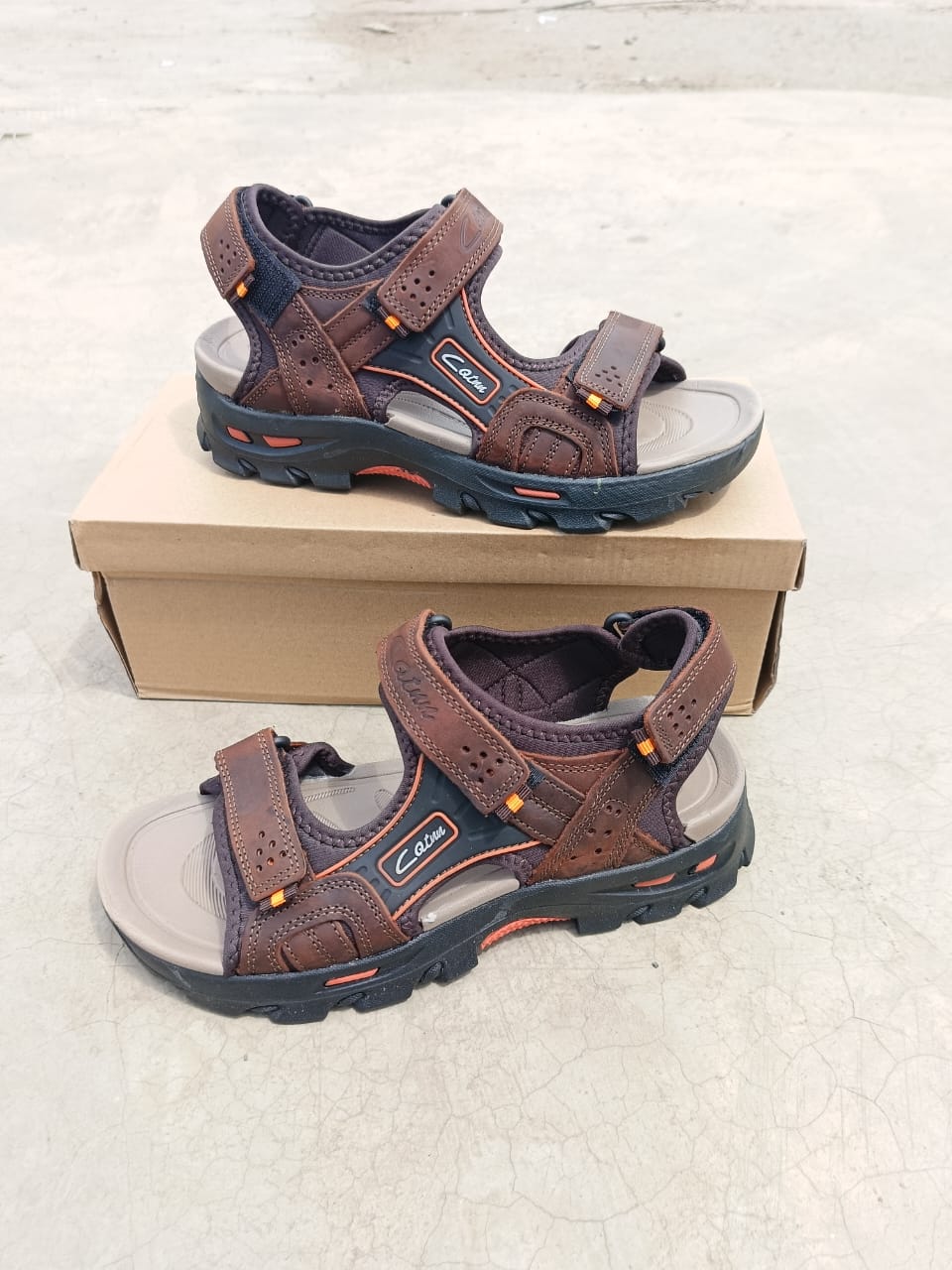 Men's Catrn Opens Shoes Comfortable Shoes Fashionable Gentlemen's Open Shoes size 40-44