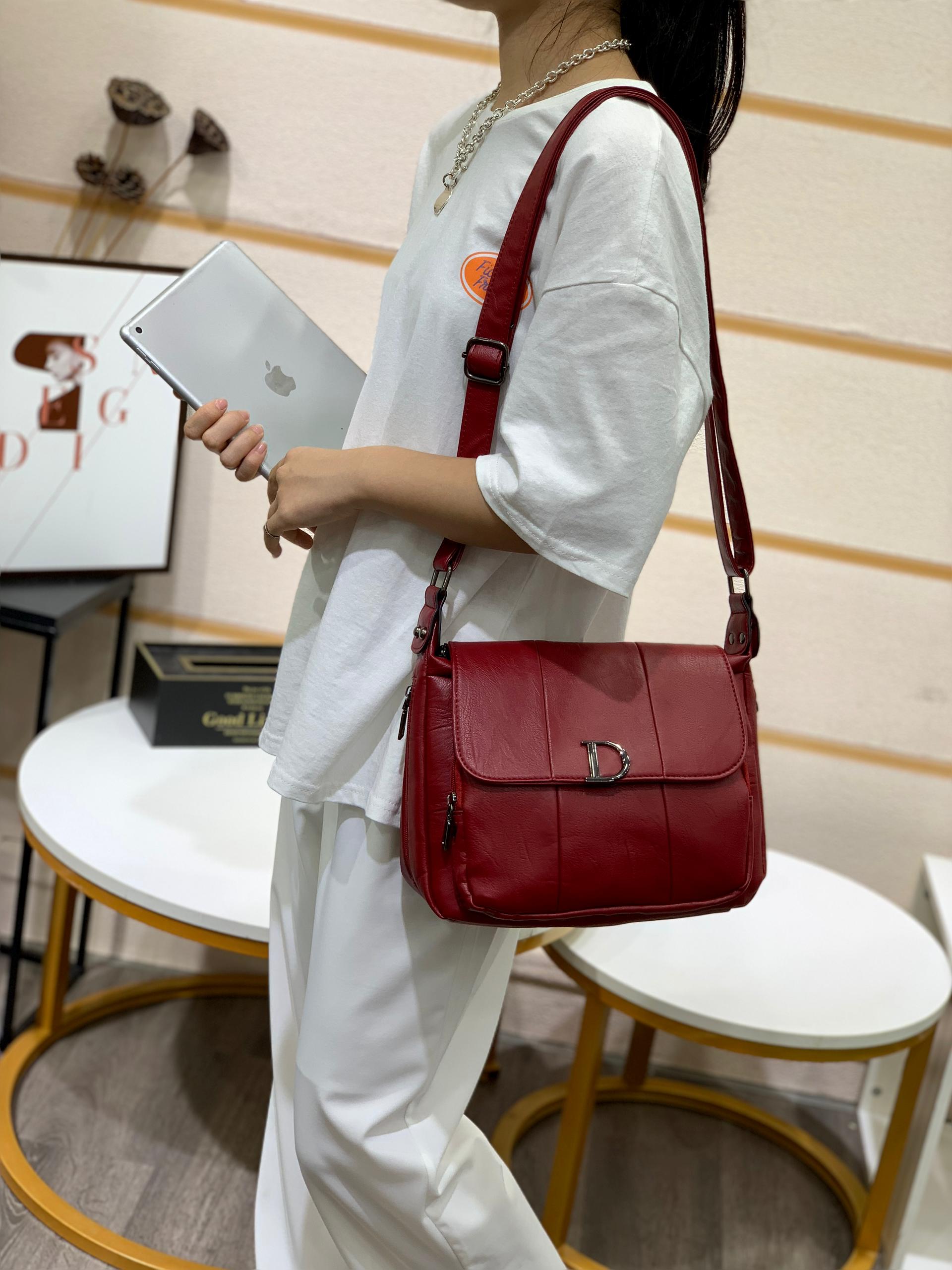 Single Classic Trendy Ladies Handbag Women Shoulder Bag Strap Adjustable Fashion  Girls Crossbody Bag