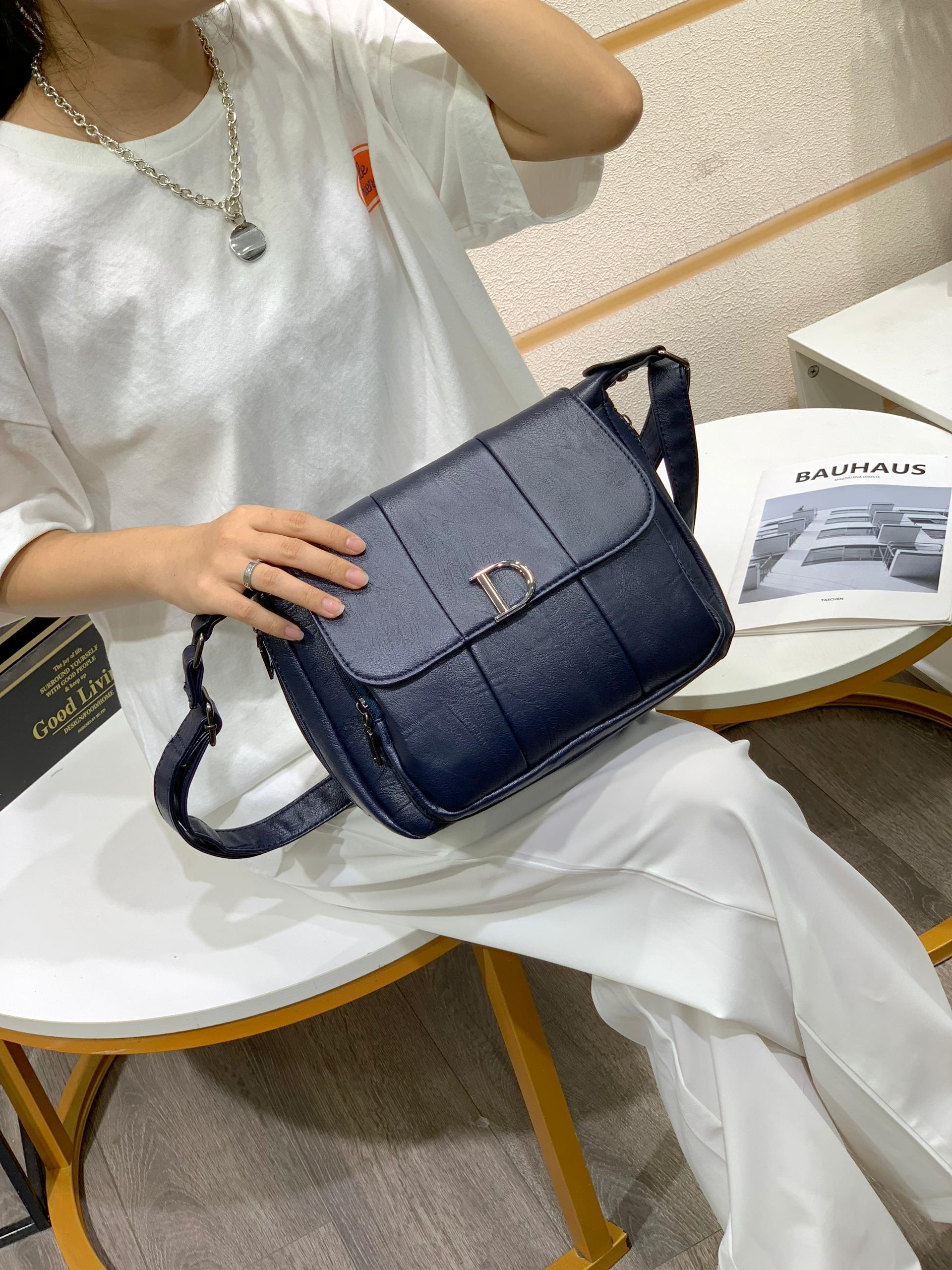 Single Classic Trendy Ladies Handbag Women Shoulder Bag Strap Adjustable Fashion  Girls Crossbody Bag