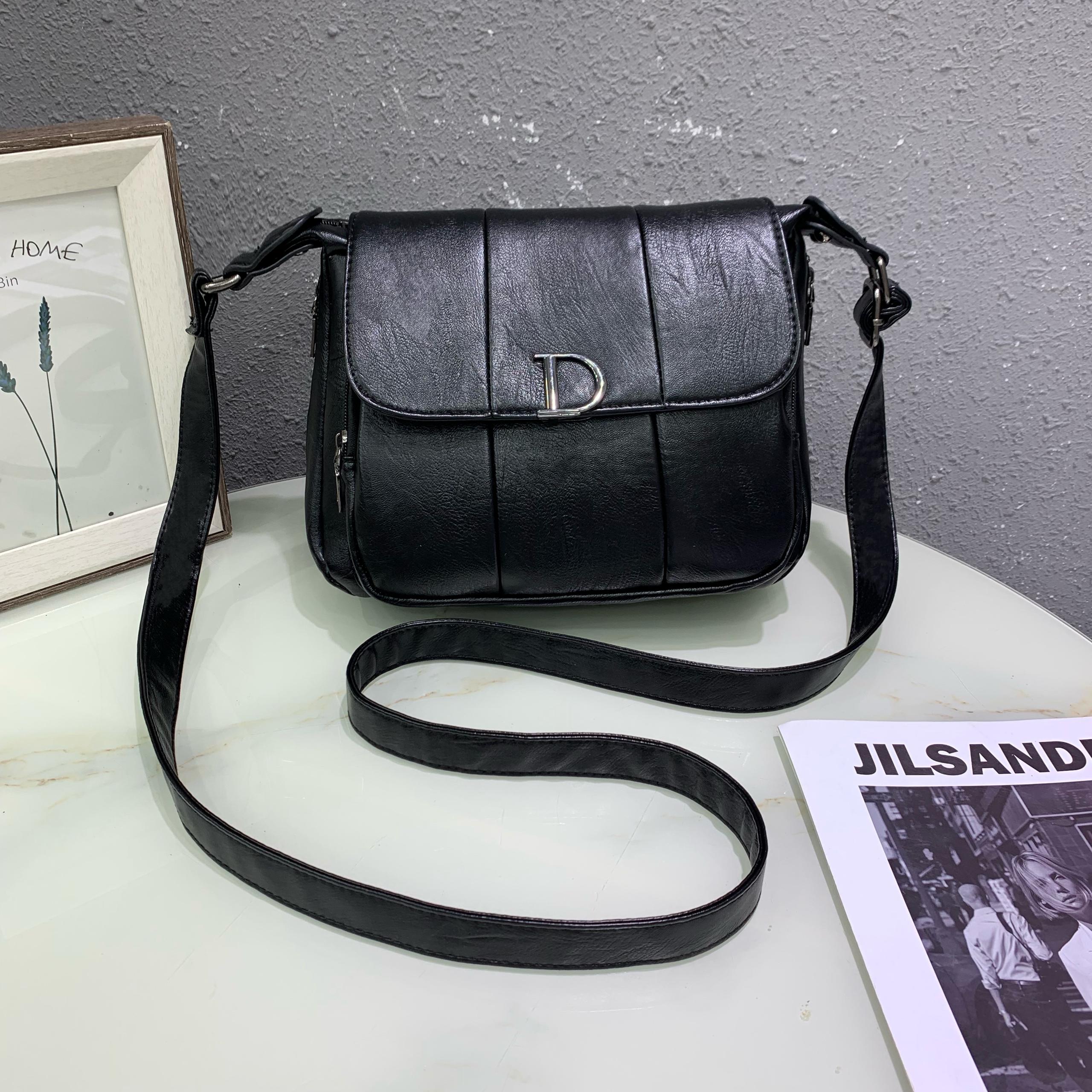 Single Classic Trendy Ladies Handbag Women Shoulder Bag Strap Adjustable Fashion  Girls Crossbody Bag