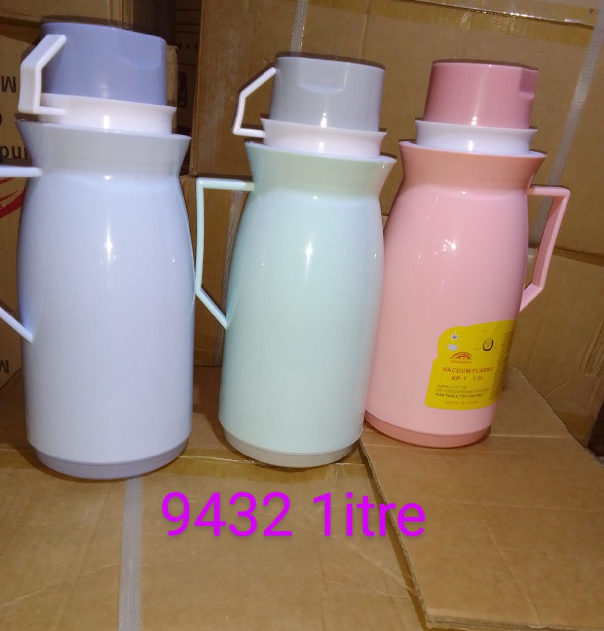 New arrivals 1ltrs  Sunda Vacuum Flask Water, Milk or Coffee Thermos Flask Bottle Keep Hot or Cold