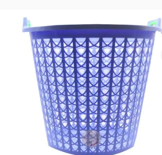 1pc of Plastic Open Laundry Basket Without Lid Round -New (Assorted Colors) Laundry Storage