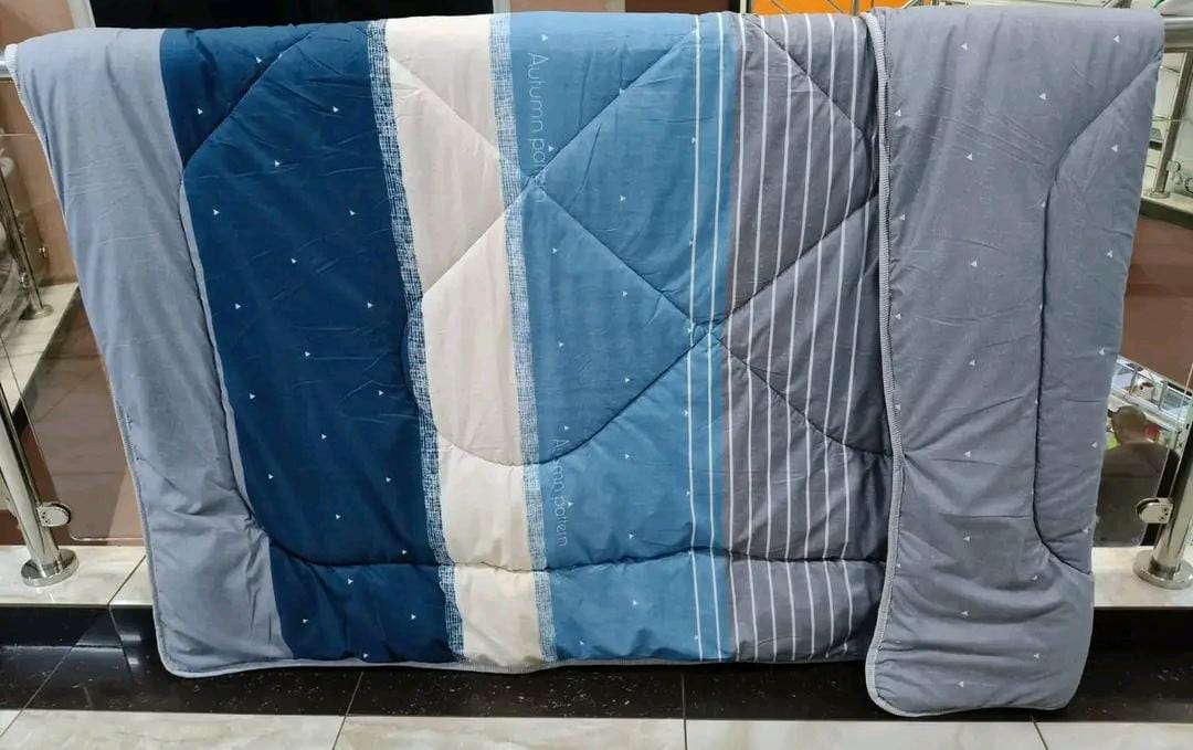 4pcs of 5*6 Binded Duvets Set comes as 1pc of Duvet, 1pc of Bedsheet and 2pcs of Pillow Cases Bedding Set 

✨1 pc duvet 
✨1 pc bedsheet 
✨2 pcs pillow cases 
▫️5x6