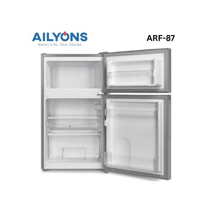 Ailyons ARF-87 86 liters Double Door Refrigerators  Energy Efficient Direct Cool Refrigerator Keeps Food, Fruits and Drinks Fresh and Cold Fridge