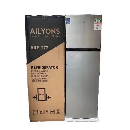 Ailyons ARF-172 168L Double Door Refrigerators  Energy Efficient Direct Cool Refrigerator Keeps Food, Fruits and Drinks Fresh and Cold Fridge