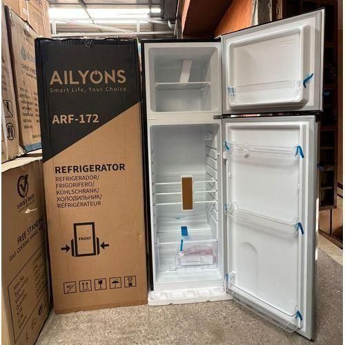 Ailyons ARF-172 168L Double Door Refrigerators  Energy Efficient Direct Cool Refrigerator Keeps Food, Fruits and Drinks Fresh and Cold Fridge