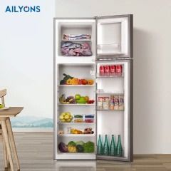 Ailyons ARF-172 168L Double Door Refrigerators  Energy Efficient Direct Cool Refrigerator Keeps Food, Fruits and Drinks Fresh and Cold Fridge