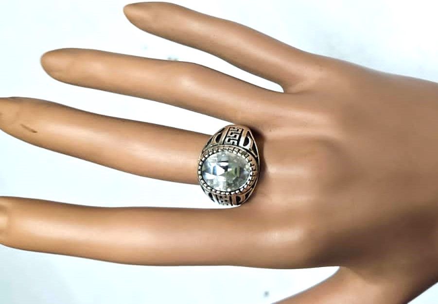 silver thick band metallic ring for men is a quintessential piece of jewelry that embodies both strength and sophistication