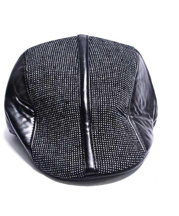 black checked newsboy cap, a timeless accessory, effortlessly combines vintage charm with contemporary flair