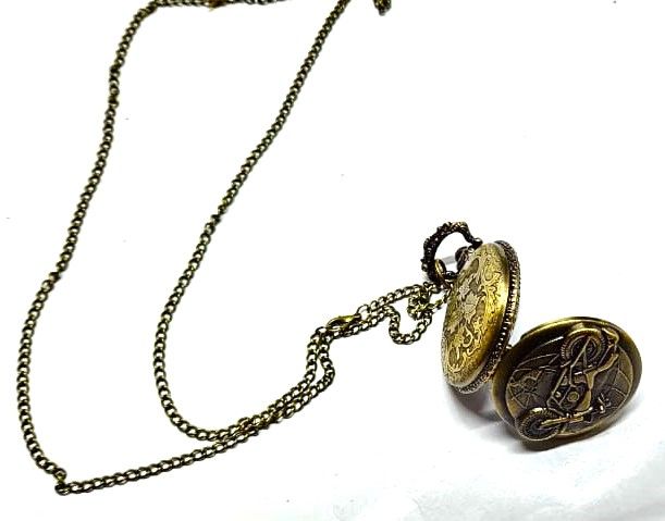 This brass pocket watch, a striking fusion of craftsmanship and legend, embodies the spirit of Ghost Rider with intricate details and a dark, enigmatic aura