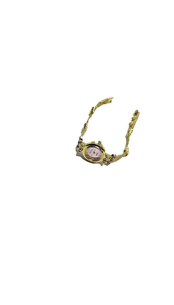 A ladies gorgeous unique and classic golden pink watch which is beautiful and easy to wear and it is durable and long lasting