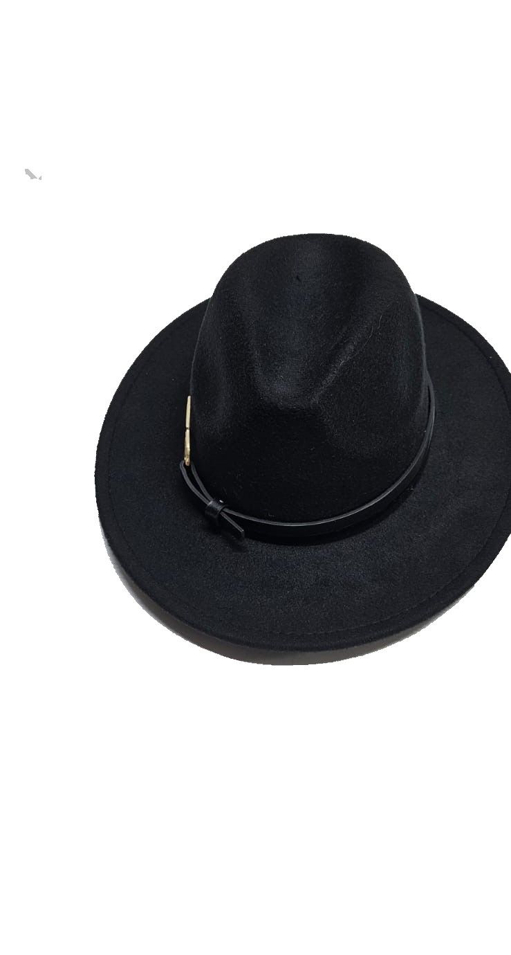 Men's genuine and classic black cowboy hut easy and comfortable to wear and are very fashionable and durable