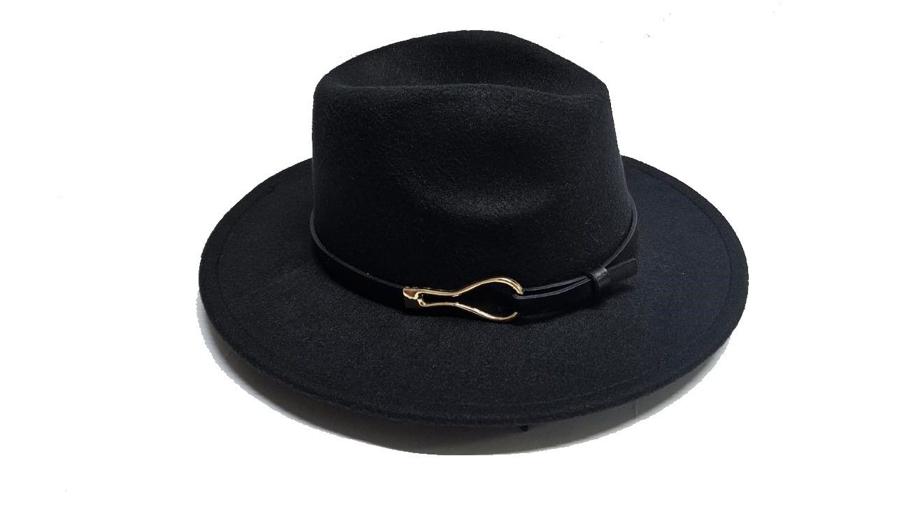 Men's genuine and classic black cowboy hut easy and comfortable to wear and are very fashionable and durable