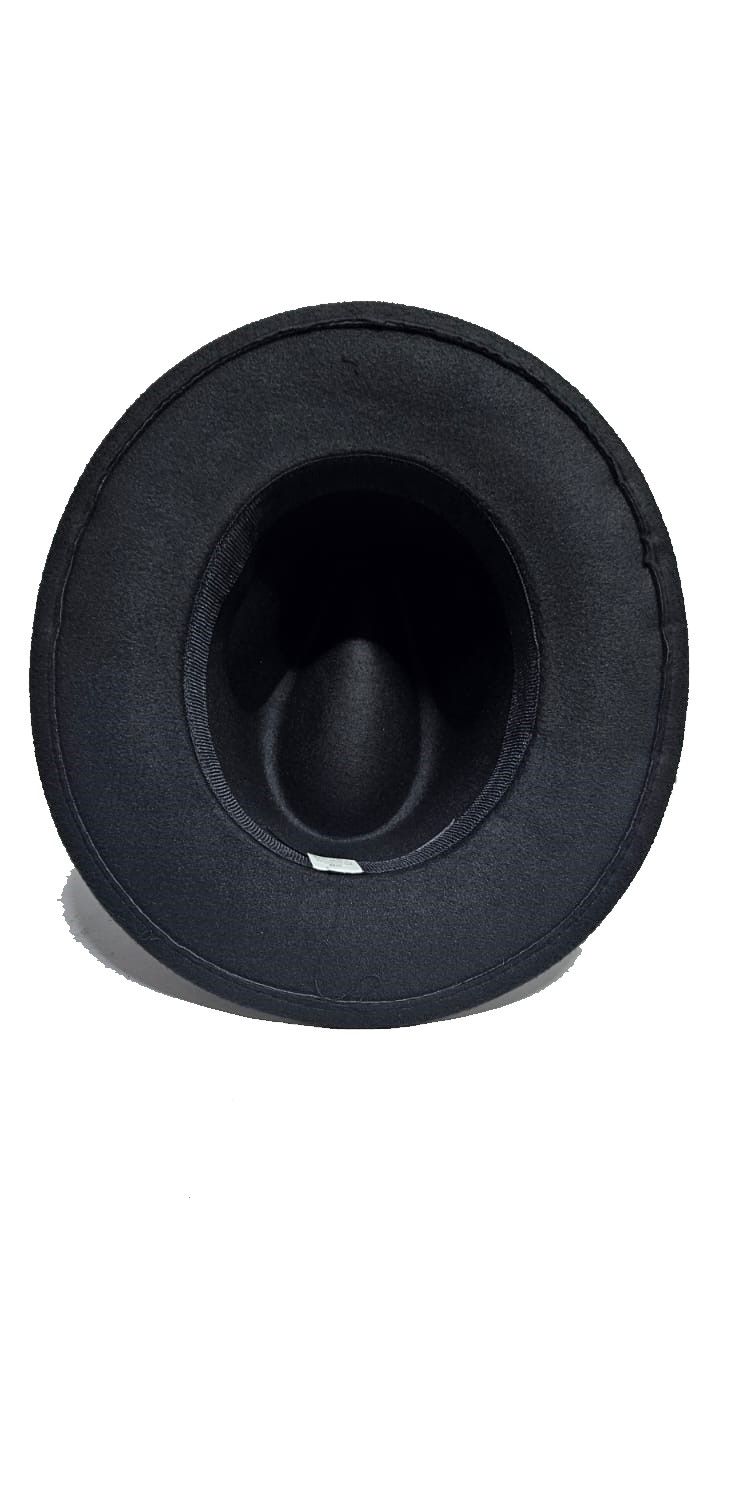 Men's genuine and classic black cowboy hut easy and comfortable to wear and are very fashionable and durable