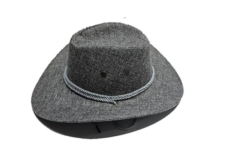A unique and classic fashionable dark grey cowboy hat easy and comfortable to wear and it is durable and affordable