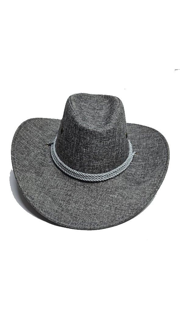 A unique and classic fashionable dark grey cowboy hat easy and comfortable to wear and it is durable and affordable
