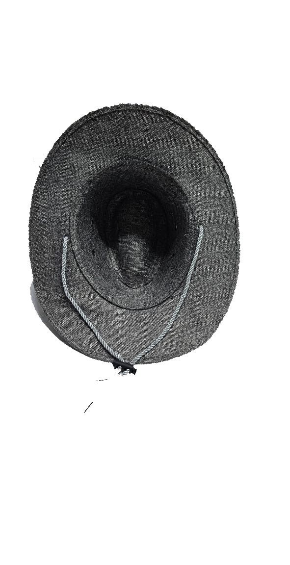 A unique and classic fashionable dark grey cowboy hat easy and comfortable to wear and it is durable and affordable