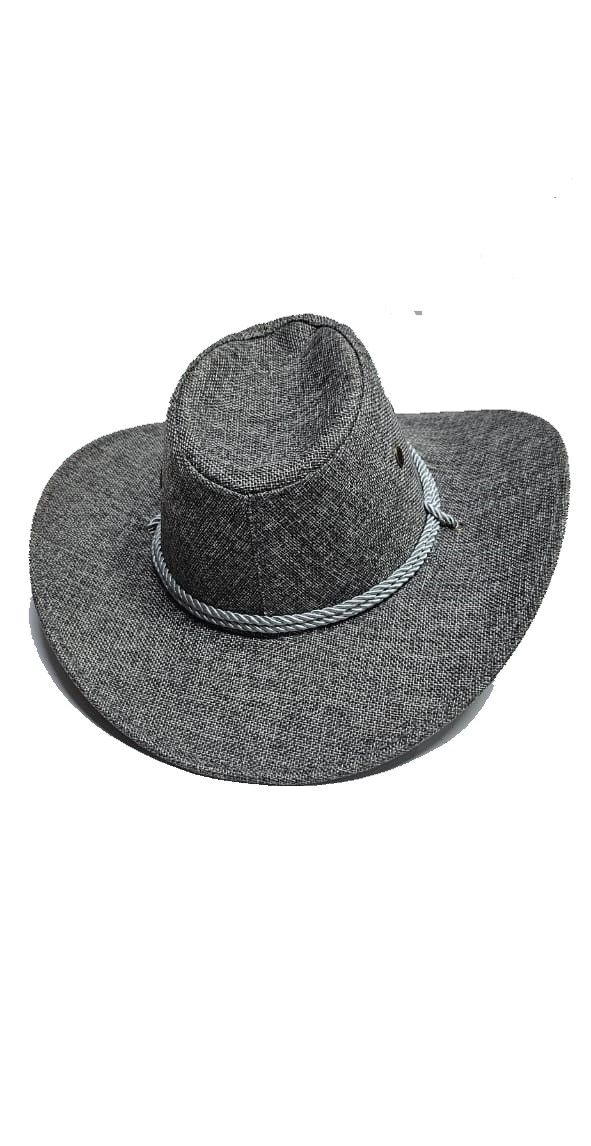 A unique and classic fashionable dark grey cowboy hat easy and comfortable to wear and it is durable and affordable