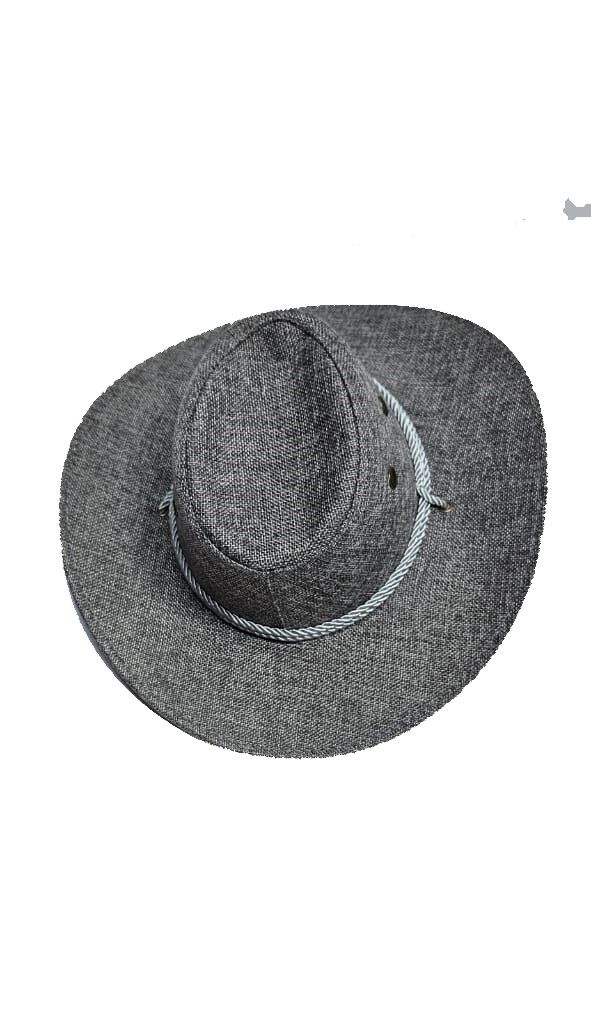A unique and classic fashionable dark grey cowboy hat easy and comfortable to wear and it is durable and affordable