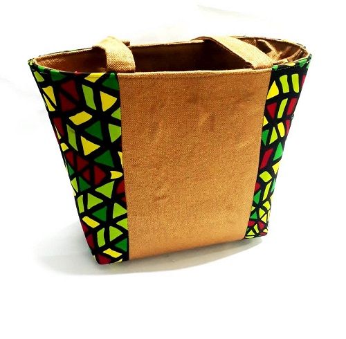 Womens  Ankara basket bag easy and comfortable to carry and is very fashionable and durable to have