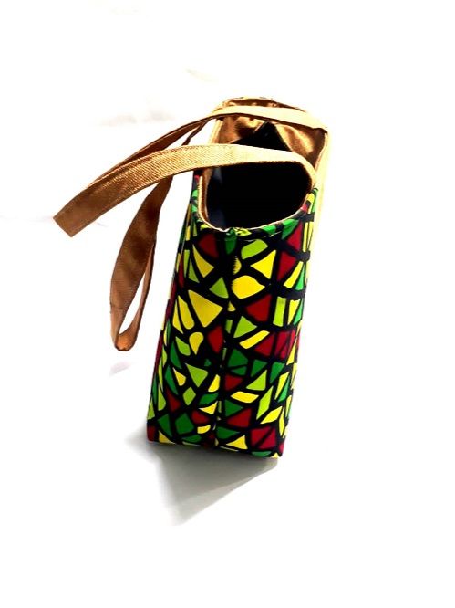 Womens  Ankara basket bag easy and comfortable to carry and is very fashionable and durable to have