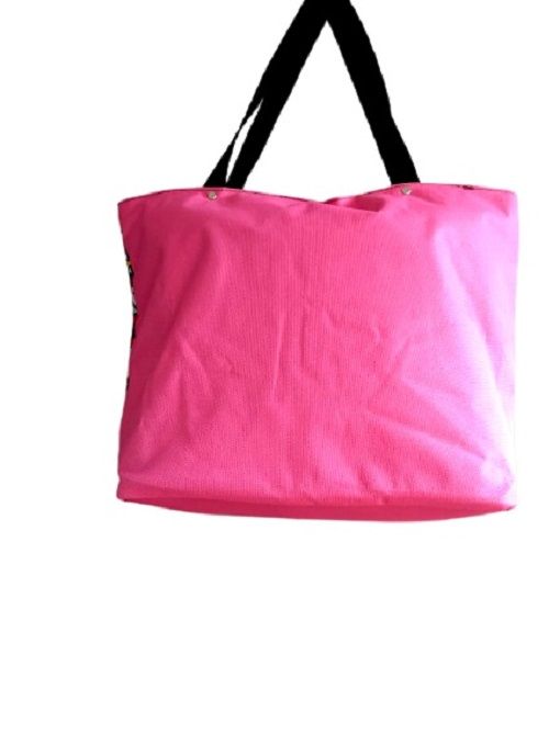 Women's pink canvas Ankara handbag easy and comfortable to carry and is very fashionable to have ,they are readily available.