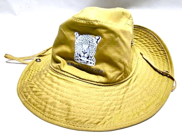 An unisex KARIBU AFRICA beige safari hat easy and comfortable to wear and is very fashionable to have.