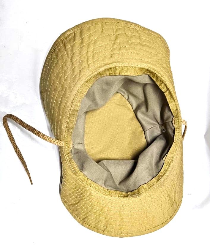 An unisex bih five beige safari hat easy and comfortable to wear and is very fashionable to have readily available.