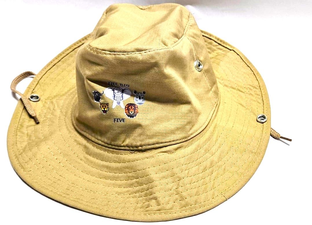 An unisex bih five beige safari hat easy and comfortable to wear and is very fashionable to have readily available.