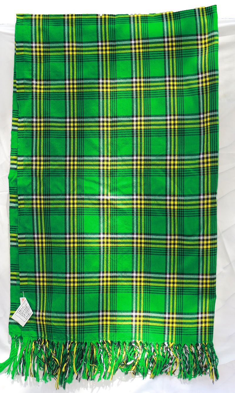 Ladies green maasai shawl very comfortable, warm , fashionable and durable to have and readily available with affordable prices.