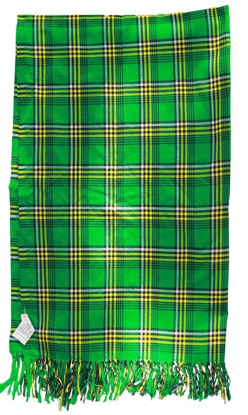 Ladies green shawl and a matching drop down earrings combo very comfortable and fashionable to have and are durable.