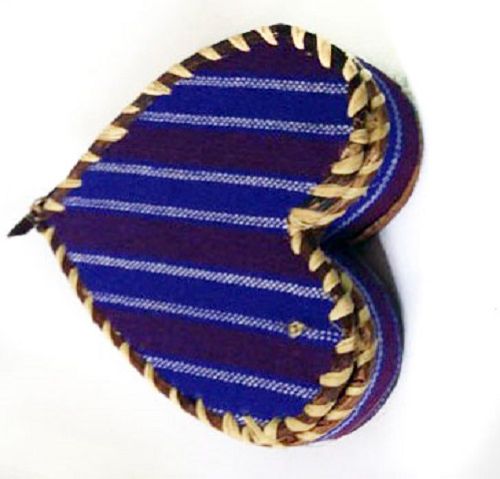 A bluish love heart gifting box best for presenting gifts and surprises and are fashionable and durable.