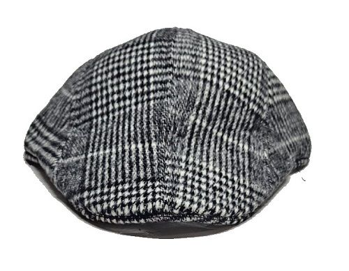 A checked newsboy cap easy and comfortable to wear, fashionable and durable to have readily avilable.