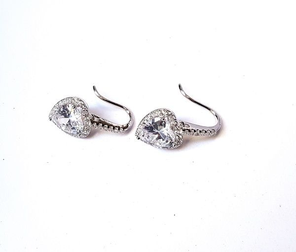 Small love silver earrings durable, fashionable and classic. They are easy and comfortable to wear and are best gift to offer to your female friends.