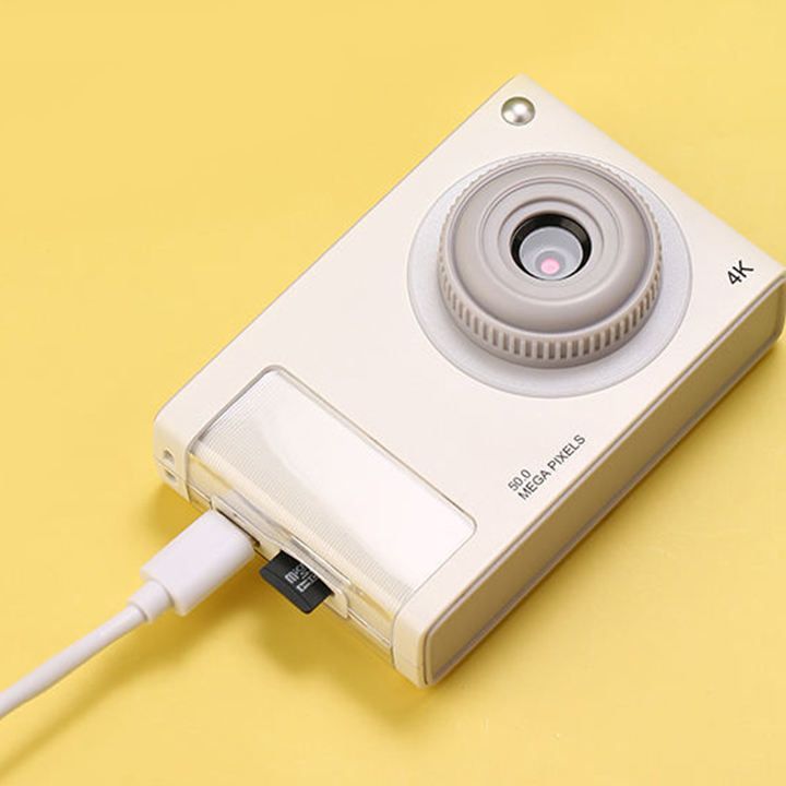 2024 New Fill Light 2.4-inch 4X Digital Zoom digital Camera 48MP dual lens Video Recorder 1080P 4K 600 mah gaming camera