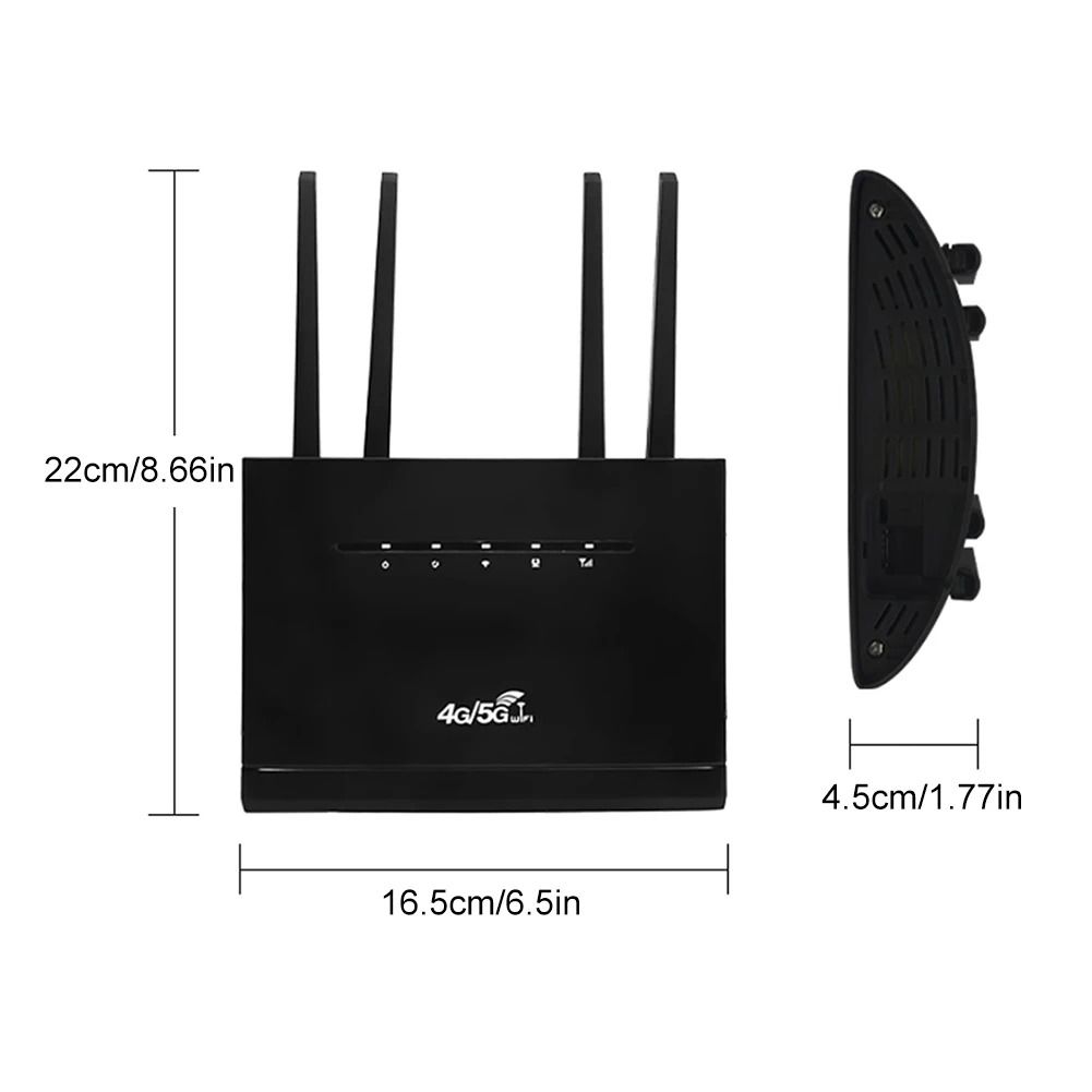 4G LTE WIFI Router 300Mbps Network 4 External Antennas Wireless Router with SIM Card Slot RJ45 WAN LAN Wireless Modem for Home