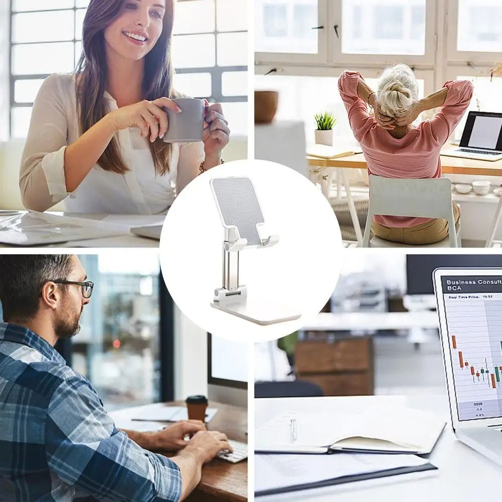 Cell Phone Stand Holder Desktop Cellphone Stand Dock Foldable Phone Holder Desk Mobile Stand Phone support Desk Accessories
