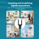 2.4G 300Mbps Wireless USB WiFi Repeater Extender WiFi Signal Amplifier Booster Long Range Wi-Fi Router Home Network Extension