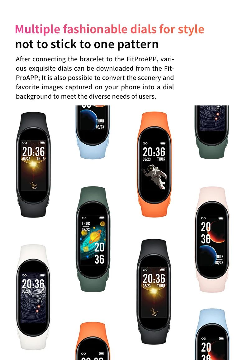 M8 Fitness Bracelet Smart Band Watches Women Men's Watch Blood Pressure Monitor Sports Smartwatch For Xiaomi Android R2LB