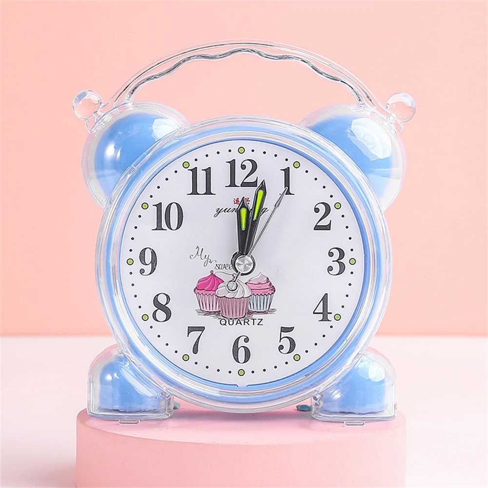 Cute Loud Alarm Clock Cute Mini Alarm Clock Table Bedside Alarm Clock Bedroom School Office Desk Home Decoration